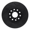 E-Line Drilled & Slotted Black Brake Rotor, 1993-1998 Lexus/Toyota/Scion, Position: Front Right - image 3