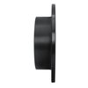 E-Line Drilled & Slotted Black Brake Rotor, 2002-2008 Lexus/Toyota/Scion, Position: Rear Right - image 3