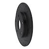 E-Line Drilled & Slotted Black Brake Rotor, 2008-2018 Fits Multiple Makes/Models, Position: Rear Right - image 1
