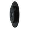 E-Line Drilled & Slotted Black Brake Rotor, Fits Select Fits Multiple Makes/Models, Position: Rear Right - image 3