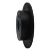 E-Line Drilled & Slotted Black Brake Rotor, 2009-2013 Fits Multiple Makes/Models, Position: Rear Right - image 4