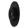 E-Line Drilled & Slotted Black Brake Rotor, 1975-1983 Lexus/Toyota/Scion, Position: Front Right - image 2
