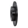 E-Line Drilled & Slotted Black Brake Rotor, 1979-1980 Lexus/Toyota/Scion, Position: Front Left - image 2