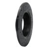 E-Line Drilled & Slotted Black Brake Rotor, 1981-1985 Lexus/Toyota/Scion, Position: Front Right - image 4