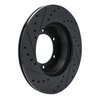 E-Line Drilled & Slotted Black Brake Rotor, 1986-1995 Lexus/Toyota/Scion, Position: Front Right - image 4