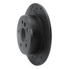 E-Line Drilled & Slotted Black Brake Rotor, 1999-2003 Lexus/Toyota/Scion, Position: Rear Left - image 2
