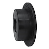 E-Line Drilled & Slotted Black Brake Rotor, 1993-1997 Lexus/Toyota/Scion, Position: Rear Left - image 1