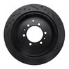 E-Line Drilled & Slotted Black Brake Rotor, 1993-1997 Lexus/Toyota/Scion, Position: Rear Left - image 2