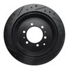 E-Line Drilled & Slotted Black Brake Rotor, 1993-1997 Lexus/Toyota/Scion, Position: Rear Right - image 4