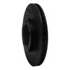 E-Line Drilled & Slotted Black Brake Rotor, 1995-2004 Lexus/Toyota/Scion, Position: Front Right - image 3
