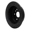 E-Line Drilled & Slotted Black Brake Rotor, 2004-2009 Lexus/Toyota/Scion, Position: Rear Left - image 2
