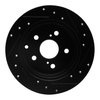 E-Line Drilled & Slotted Black Brake Rotor, 2006-2018 Lexus/Toyota/Scion, Position: Rear Left - image 2