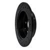 E-Line Drilled & Slotted Black Brake Rotor, 2006-2018 Lexus/Toyota/Scion, Position: Rear Right - image 2
