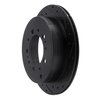 E-Line Drilled & Slotted Black Brake Rotor, Fits Select Lexus/Toyota/Scion, Position: Rear Right - image 3