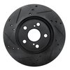 E-Line Drilled & Slotted Black Brake Rotor, Fits Select Lexus/Toyota/Scion, Position: Front Right - image 3