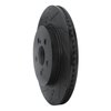 E-Line Drilled & Slotted Black Brake Rotor, Fits Select Lexus/Toyota/Scion, Position: Front Left - image 4
