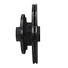 E-Line Drilled & Slotted Black Brake Rotor, 1984-1985 Ford/Lincoln/Mercury/Mazda, Position: Front Right - image 1