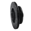 E-Line Drilled & Slotted Black Brake Rotor, 1984-1985 Ford/Lincoln/Mercury/Mazda, Position: Front Right - image 4