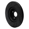 E-Line Drilled & Slotted Black Brake Rotor, Fits Select Fits Multiple Makes/Models, Position: Front Right - image 3