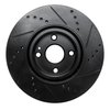 E-Line Drilled & Slotted Black Brake Rotor, Fits Select Fits Multiple Makes/Models, Position: Front Left - image 2