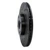 E-Line Drilled & Slotted Black Brake Rotor, Fits Select Fits Multiple Makes/Models, Position: Front Left - image 4