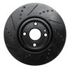 E-Line Drilled & Slotted Black Brake Rotor, Fits Select Fits Multiple Makes/Models, Position: Front Right - image 2