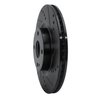 E-Line Drilled & Slotted Black Brake Rotor, Fits Select Fits Multiple Makes/Models, Position: Front Right - image 4