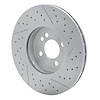 E-Line Drilled & Slotted Brake Rotor, 2007-2015 Mini, Position: Front - image 1