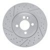E-Line Drilled & Slotted Brake Rotor, 2007-2015 Mini, Position: Front - image 2