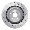 E-Line Drilled & Slotted Brake Rotor, 2008-2015 Mercedes-Benz, Position: Rear - image 3