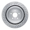 E-Line Drilled & Slotted Brake Rotor, 2012-2019 Mercedes-Benz, Position: Rear - image 3