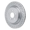 E-Line Drilled & Slotted Brake Rotor, 2012-2019 Mercedes-Benz, Position: Rear - image 4