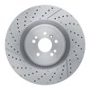 E-Line Drilled & Slotted Brake Rotor, 2012-2019 Mercedes-Benz, Position: Front - image 2