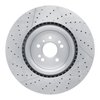 E-Line Drilled & Slotted Brake Rotor, 2012-2019 Mercedes-Benz, Position: Front - image 3