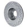 E-Line Drilled & Slotted Brake Rotor, 2013-2018 Mercedes-Benz, Position: Rear - image 4