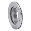 E-Line Drilled & Slotted Silver Brake Rotor, 1995-2002 Suzuki, Position: Front Right - image 2