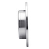 E-Line Drilled & Slotted Silver Brake Rotor, 2004-2010 Fits Multiple Makes/Models, Position: Rear Right - image 1