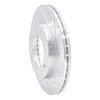 E-Line Drilled & Slotted Silver Brake Rotor, 1996-1998 Suzuki, Position: Front Right - image 2