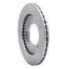 E-Line Drilled & Slotted Silver Brake Rotor, 1999-2008 Fits Multiple Makes/Models, Position: Front Left - image 2