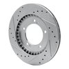 E-Line Drilled & Slotted Silver Brake Rotor, 1999-2008 Fits Multiple Makes/Models, Position: Front Right - image 4