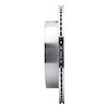 E-Line Drilled & Slotted Silver Brake Rotor, 2009-2017 Suzuki, Position: Rear Left - image 1