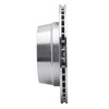 E-Line Drilled & Slotted Silver Brake Rotor, 1969-1983 Audi/Porsche/Volkswagen, Position: Rear Right - image 2