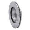 E-Line Drilled & Slotted Silver Brake Rotor, 1997-2004 Audi/Porsche/Volkswagen, Position: Front Right - image 2