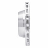 E-Line Drilled & Slotted Silver Brake Rotor, 1991-1997 Audi/Porsche/Volkswagen, Position: Rear Right - image 1