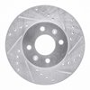 E-Line Drilled & Slotted Silver Brake Rotor, 2006-2012 Fits Multiple Makes/Models, Position: Front Right - image 3