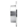 E-Line Drilled & Slotted Silver Brake Rotor, 2006-2012 Fits Multiple Makes/Models, Position: Rear Left - image 3