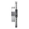 E-Line Drilled & Slotted Silver Brake Rotor, 2003-2006 Fits Multiple Makes/Models, Position: Front Left - image 3