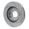 E-Line Drilled & Slotted Silver Brake Rotor, 2007-2010 Kia/Hyundai/Genesis, Position: Front Left - image 3