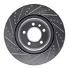 E-Line Drilled & Slotted Silver Brake Rotor, 2005-2009 Land Rover, Position: Front Right - image 4