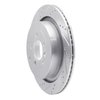E-Line Drilled & Slotted Silver Brake Rotor, 2005-2016 Land Rover, Position: Rear Left - image 3